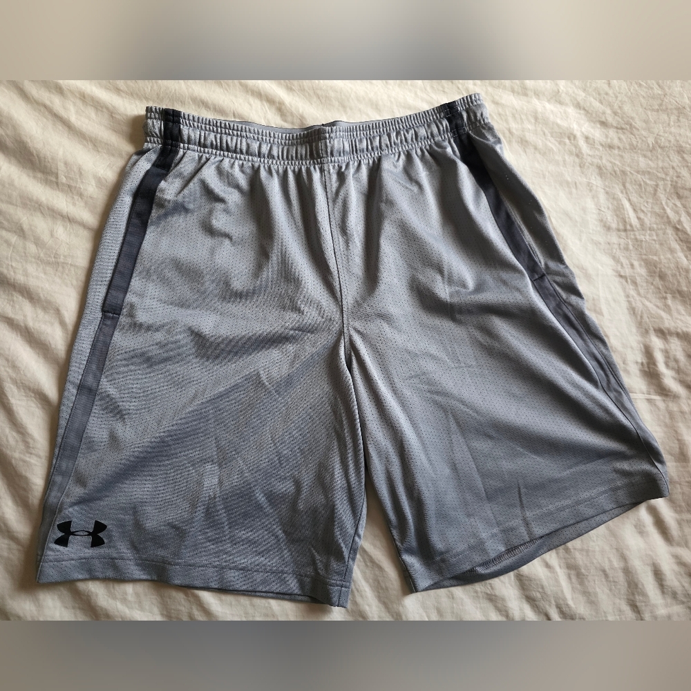 Under Armour Shorts, Large, Gray and Black